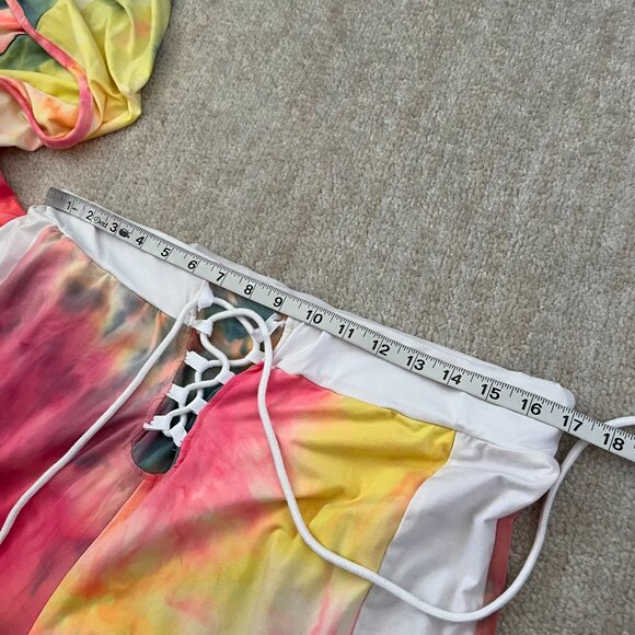 3 for $6 Thrill 94 Lace Up Hoodie Joggers Athleisure Tie Dye Pants Set 3X - Picture 9 of 12